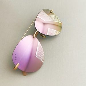 DIFF Lenox Aviator Sunglasses